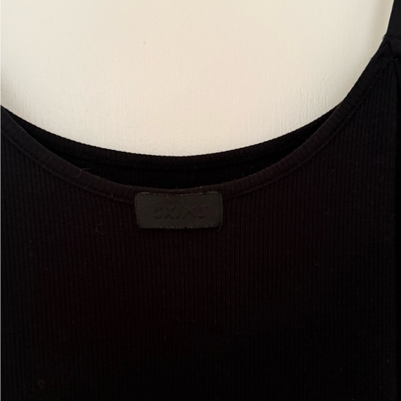 SKIMS Black Ribbed Maxi Dress - Picture 3 of 4